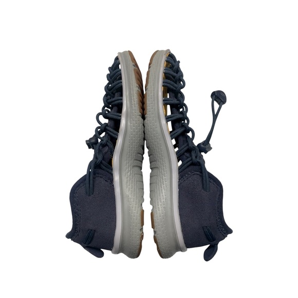 KEEN LITTLE GIRLS' UNEEK O2 1019256 SHOES, DRESS BLUES/NEUTRAL GRAY, SZ 10 - Picture 4 of 7